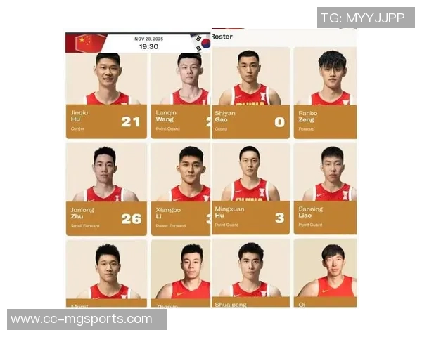 中国男篮世预赛集训名单公布周琦赵睿领衔胡明轩曾凡博入选